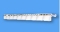 Карниз для штор алюминиевый фигурный WELLA с полимерным покрытием (молдинг КОСИЧКА) 2-полозный, ширина 41 мм, длина 2,0 м (белый, бежевый, белое серебро, матовое золото)