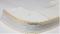 Карниз для штор пластиковый с угловыми элементами и декоративной планкой 50 мм (широкий) 3-полозный, длина 1,6 м (венге, карельская береза, орех, бук, мрамор, белое золото, белое серебро)