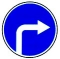 Знак дорожный "Круг" (Синий, красный фон) 3.1, 4.1.1-4.7