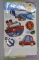 Наклейка декоративная Полиграфсоюз КН-276. Детский Транспорт пластиковая объемная фольга 008-b