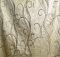 Ткань портьерная ЖАККАРД МОДЕРН ПАРЧА (бежевая с серебром, какао с серебром), 100% ПЭ, цена за 280 см